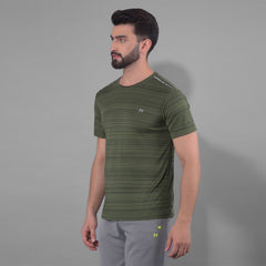 Anti Viral Anti Odour Cool Mens Round Neck Pack Of 5 Sports Printed T-Shirt