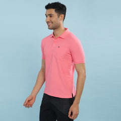 Force NXT Super Combed Cotton Mens Collared Polo Solid T-Shirt
