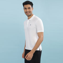 Force NXT Super Combed Cotton Mens Collared Polo Solid T-Shirt