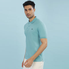 Force NXT Super Combed Cotton Mens Collared Polo Solid T-Shirt