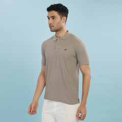 Force NXT Super Combed Cotton Mens Collared Polo Solid T-Shirt