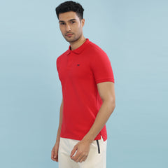 Force NXT Super Combed Cotton Mens Collared Polo Solid T-Shirt