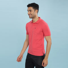 Force NXT Super Combed Cotton Mens Collared Polo Solid T-Shirt