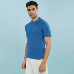 Force NXT Super Combed Cotton Mens Collared Polo Solid T-Shirt
