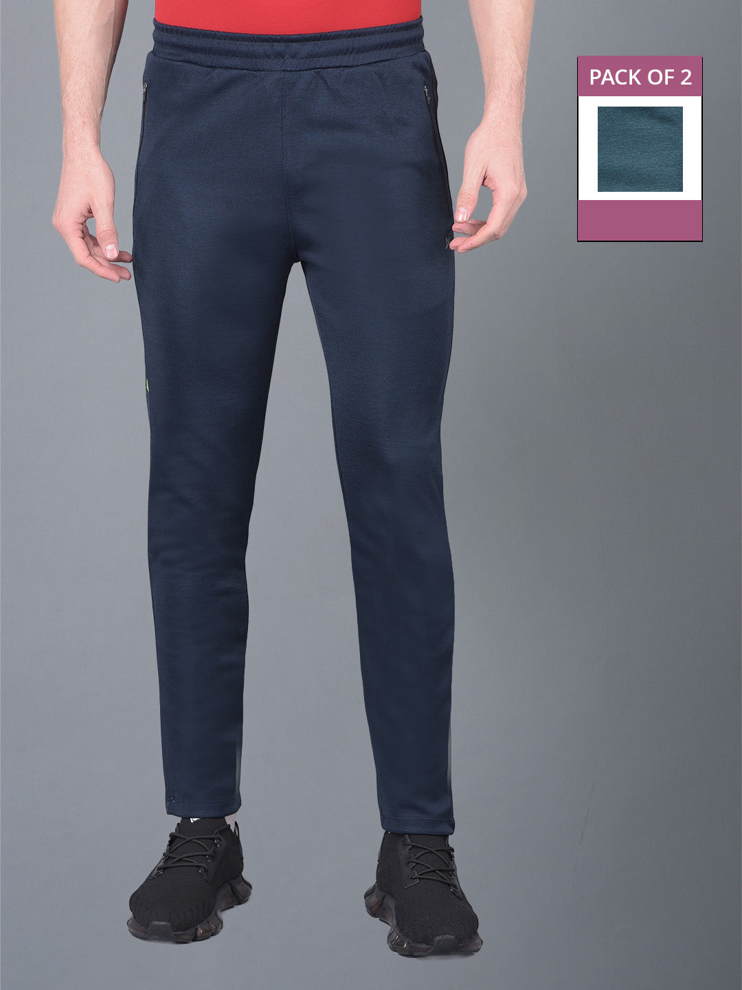 Anti Viral Anti Odour Cool Mens  Pack Of 2 Sports Track Pant