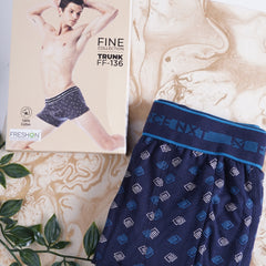 Super Combed Cotton Printed Mens Trunk