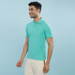 Force NXT Super Combed Cotton Mens Collared Polo Solid T-Shirt