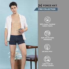 Super Combed Cotton Printed Mens Trunk