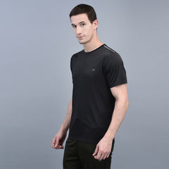Anti Viral Anti Odour Cool Mens Round Neck Pack Of 2 Sports Printed T-Shirt