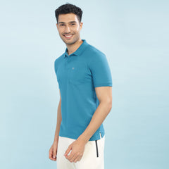 Force NXT Super Combed Cotton Mens Collared Polo Solid T-Shirt