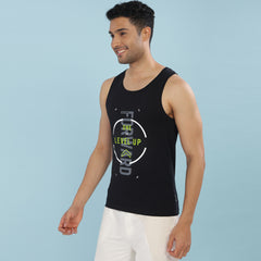 Force NXT Super Combed Cotton Mens Tank Top Printed Vest