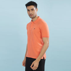 Force NXT Super Combed Cotton Mens Collared Polo Solid T-Shirt
