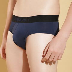 Force NXT Men's Polyamide Microfiber Elastane Stretch Fabric Solid Brief