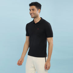 Force NXT Super Combed Cotton Mens Collared Polo Solid T-Shirt