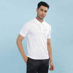 Force NXT Super Combed Cotton Mens Collared Polo Solid T-Shirt