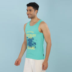 Force NXT Super Combed Cotton Mens Tank Top Printed Vest