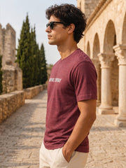 Force NXT Men's Super Combed Cotton Rich Fabric Chest Printed Round Neck T-Shirt