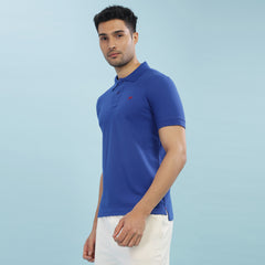 Force NXT Super Combed Cotton Mens Collared Polo Solid T-Shirt