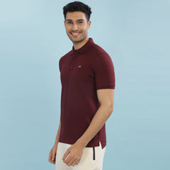 Force NXT Super Combed Cotton Mens Collared Polo Solid T-Shirt