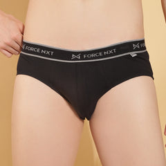 Super Combed Cotton Solid Mens Pack of 2 Brief
