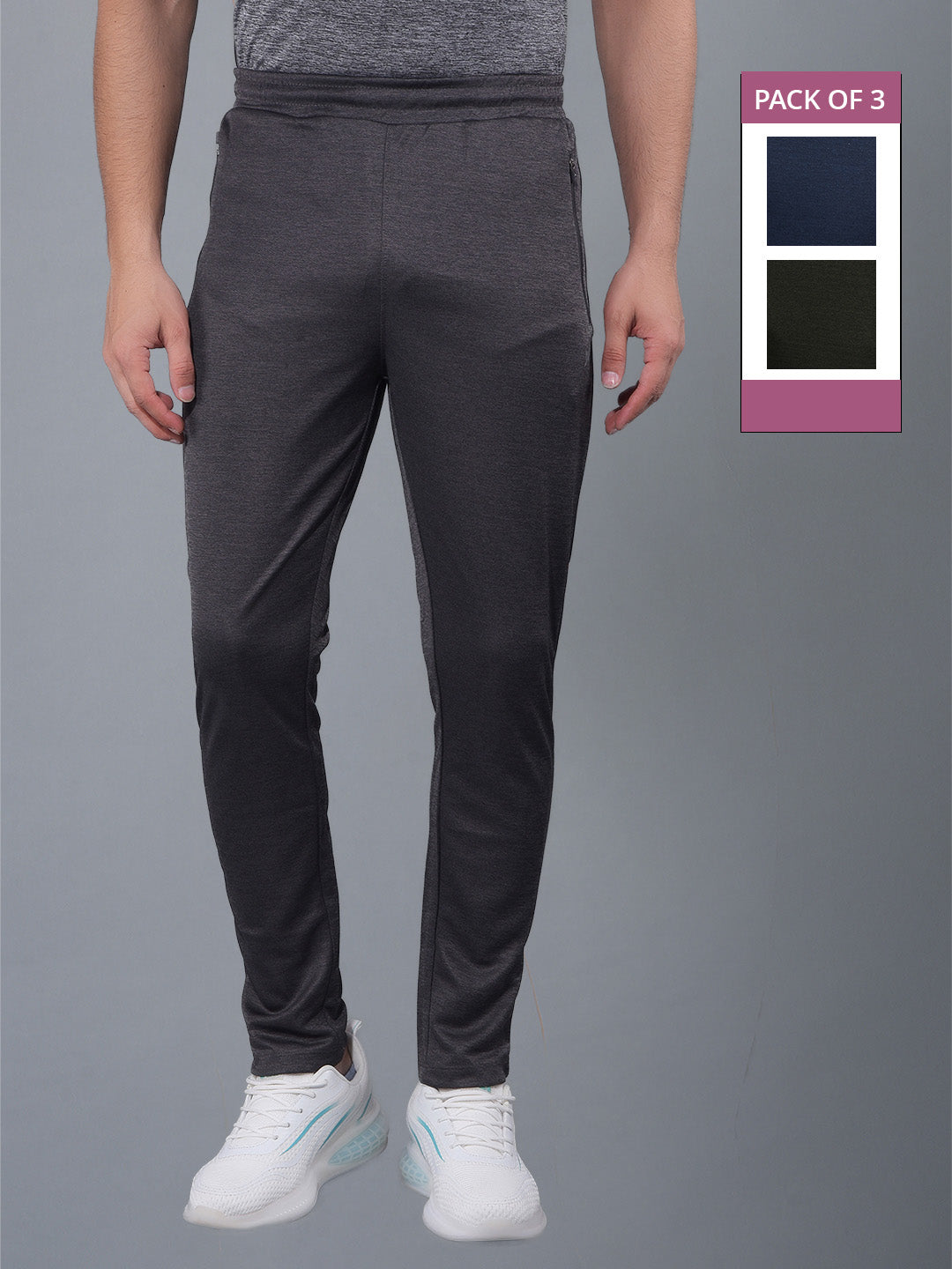 Anti Viral Anti Odour Cool Mens  Pack Of 3 Sports Track Pant