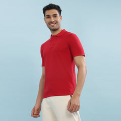 Force NXT Super Combed Cotton Mens Collared Polo Solid T-Shirt