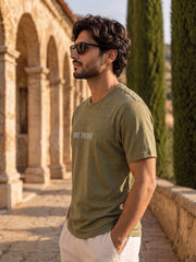 Force NXT Men's Super Combed Cotton Rich Fabric Chest Printed Round Neck T-Shirt