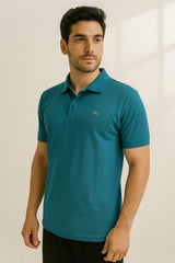 Force NXT Men's Premium Microfiber Fabric Polo T-Shirt