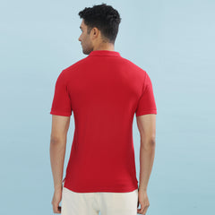 Force NXT Super Combed Cotton Mens Collared Polo Solid T-Shirt