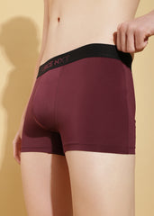 Force NXT Men's Polyamide Microfiber Elastane Stretch Fabric Solid Trunk