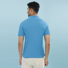 Force NXT Super Combed Cotton Mens Collared Polo Solid T-Shirt