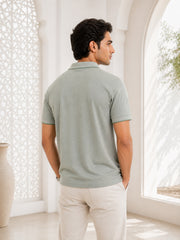 Force NXT Men's Super Combed Cotton Rich Fabric Half-Sleeves Polo T-Shirt