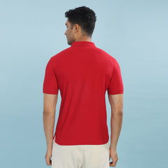 Force NXT Super Combed Cotton Mens Collared Polo Solid T-Shirt