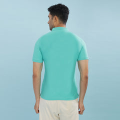 Force NXT Super Combed Cotton Mens Collared Polo Solid T-Shirt