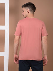 Force NXT Men's Super Combed Cotton Rich Fabric Half-Sleeves Chest Printed T-Shirt