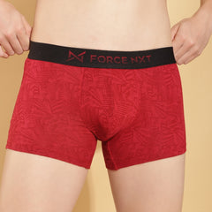 Ultrasoft Super Combed Cotton Elastane Stretch Mens Pack of 2 Printed Trunk