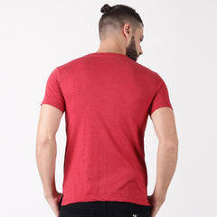 Force NXT Super Combed Cotton Mens Henley Solid T-Shirt
