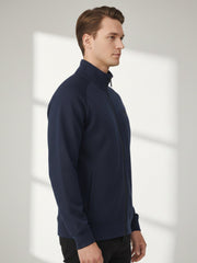 Force NXT Men's Combed Cotton Full Sleeves Solid Jacket