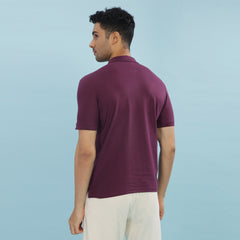 Force NXT Super Combed Cotton Mens Collared Polo Solid T-Shirt
