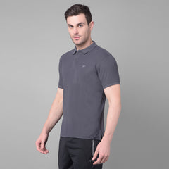 Anti Viral Anti Odour Cool Mens Pack of 2 Collared Polo Sports Solid T-Shirt