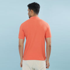 Force NXT Super Combed Cotton Mens Collared Polo Solid T-Shirt