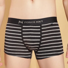 Super Combed Cotton Four Way Stretch Mens Pack of 2 Striped Trunk