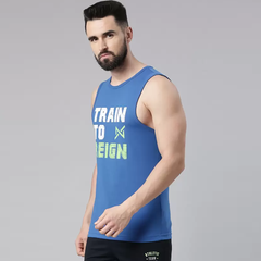 Force NXT Super Combed Cotton Mens Pack of 2 Printed Muscle Tee