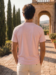 Force NXT Men's Super Combed Cotton Rich Fabric Chest Printed Round Neck T-Shirt