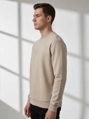 Force NXT Men's Combed Cotton Full Sleeves Solid Sweatshirt