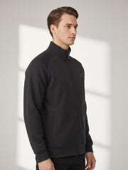 Force NXT Men's Combed Cotton Full Sleeves Solid Jacket