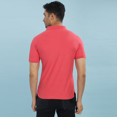 Force NXT Super Combed Cotton Mens Collared Polo Solid T-Shirt