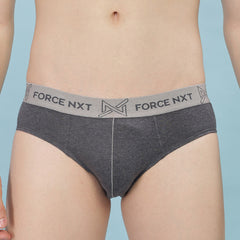 Super Combed Cotton Solid Mens Pack of 3 Brief