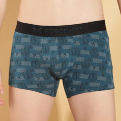 Ultrasoft Super Combed Cotton Elastane Stretch Mens Pack of 3 Printed Trunk