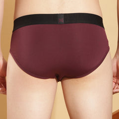 Force NXT Men's Polyamide Microfiber Elastane Stretch Fabric Solid Brief